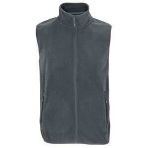 SOLS Unisex Adult Factor Microfleece Recycled Body Warmer / Charcoal